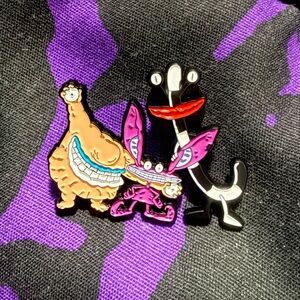 💫 3/$30 Aaahh!!! Real Monsters Nickelodeon Enamel Pin